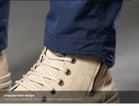 Pantalones Tácticos Caqui Para Hombre Con 4 Bolsillos Y Cintura Elástica Pantalones De Trabajo Militares Para Acampar Y Senderismo - details 22
