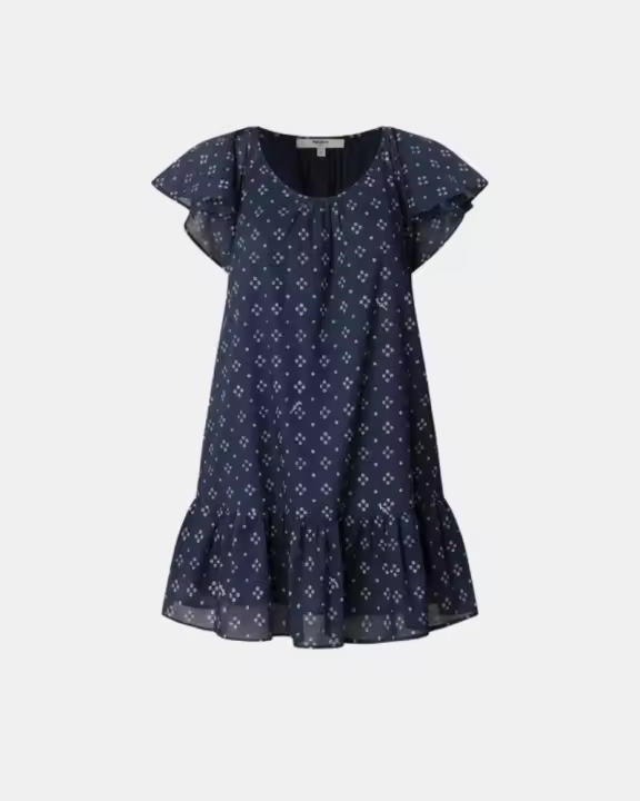 PEPE JEANS PL953709 DAFNE Vestidos  Manga corta Mujer Azul - 1