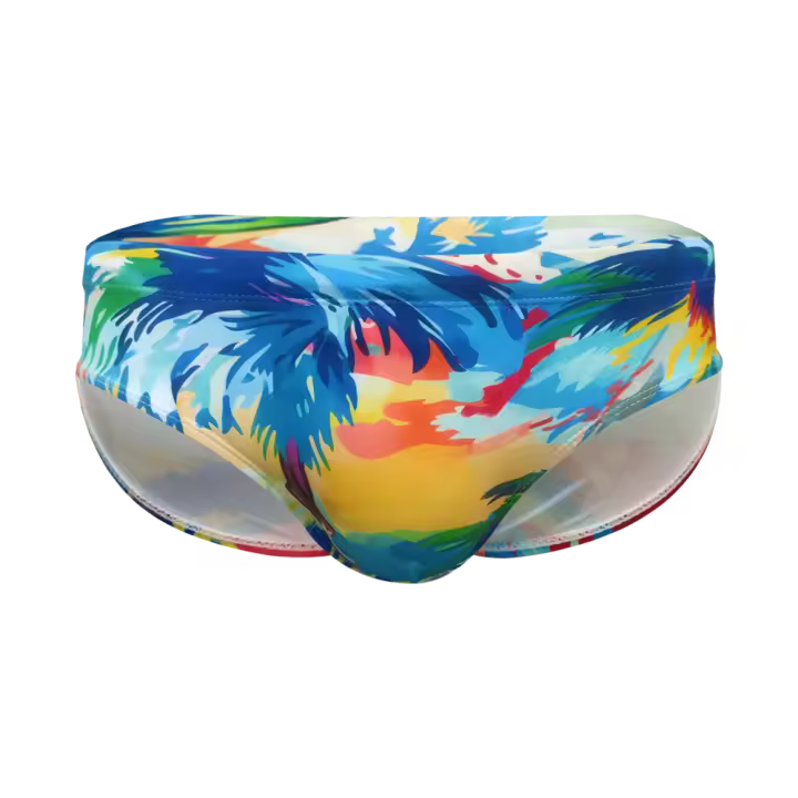 Shorts De Baño De Verano Para Hombres Sexy Estrechos Y Elásticos Con Push-Up Ropa Deportiva De Playa Moda Masculina - 1