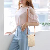 Bandolera Pequeña Mujer, Bolso de Hombro de Paja para Mujer Bolsos de Paja, Bolsa Cruzada - details 1