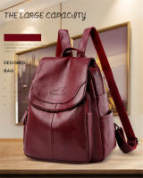 Mochila blanca de cuero para mujer, morral escolar de gran capacidad para viaje - details 0