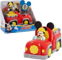 FAMOSA - DISNEY JUNIOR - Set de Vehículo y Figura - Incluye Figura articulada de Mickey - Camión de bomberos y extintor - Mayores de 3 años - details 0