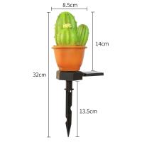 Lámpara Solar LED Para Jardín Impermeable Luz De Calle Exterior Decorativa Para Camino Balcón Terraza Con Control Inteligente De Luz Moderna ABS - details 0