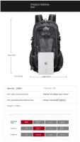 Mochila de nailon impermeable para hombre y mujer, morral informal para viajes al aire libre, senderismo, Camping, montañismo, bolsas deportivas juveniles, novedad - details 31