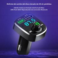 Transmisor Bluetooth 5,0 para coche LED MP3 con manos libres y cargador dual USB QC3.0 PD 3.1A compatible con tipo C - details 1