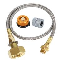 Adaptador De Estufa De Camping Para Propano Línea De Conexión De Tanque De Gas Adaptador De Quemador Al Aire Libre Conector De Camión De Gas LPG - details 0
