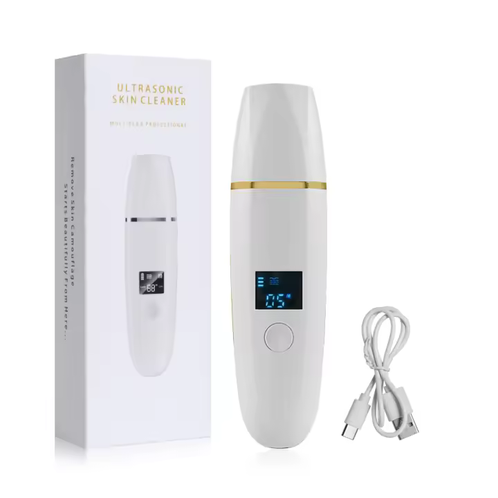 Limpieza facial profunda con Ultra Scraper eliminador de acné y arrugas, regeneración de la piel de plástico USB recargable - 1
