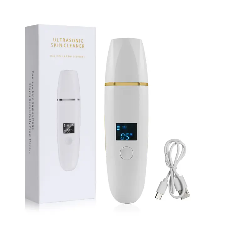 Limpieza facial profunda con Ultra Scraper eliminador de acné y arrugas, regeneración de la piel de plástico USB recargable - 1