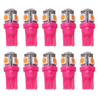 10Pcs T10 LED W5W 5050 5SMD 12V Luces Interiores Para Coche Bombillas De Placa De Matrícula Giratorias Colores Blancas Rojas Amarillas Verdes Rosa Azul - details 5