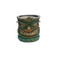Vaso De Resina Decorativo Con Boca Grande Estilo Totem Divertido Origen China Ornamento De Flor Para Jardín Y Patio - details 11