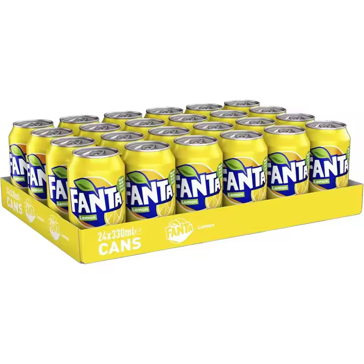 Fanta Lata de naranja 24 *330ML. Fanta Lata de limon 24 *330ML - 1