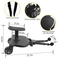 Tabla Universal 2 en 1 para Cochecitos, Reposapiés para Niños, Patinete Doble con Ruedas, Soporta hasta 25 kg, Compatible con la Mayoría de Cochecitos - Ideal para Niños a Partir de 3 Años - details 1