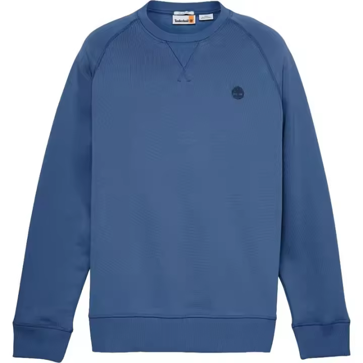 Sudadera Azul Timberland De Cuello Redondo Con Reverso Cepillado Exeter River Sin Capucha - 1