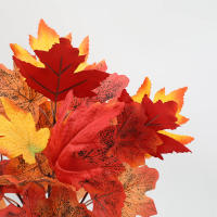 Rama De Hojas De Arce Artificial De 39cm Tema Otoño Para Decoración De Jardín Y Hogar Festivales De Halloween Y Cosecha - details 11