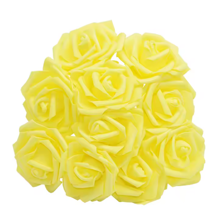 10/20/30Pcs Rosas Artificiales De EPE De 8cm Para Decoración De Boda Fiesta De Casa DIY Suministros De Scrapbook - 1