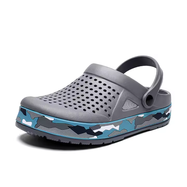 Sandalias De Hombre Verano Casual Con Agujeros Antideslizantes Ligeros Transpirables Para Playa Moda Comodidad - 1