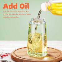 TrendPlain Botella dispensadora de aceite de 16 onzas para cocina, dispensador de aceite de oliva 2 en 1 y pulverizador de aceite, botella de aceite de oliva de 470 ml, pulverizador de aceite para - details 3