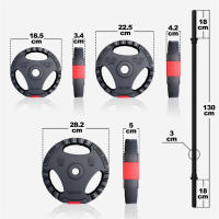 Gorilla Sports Juego de pesas de Aerobic de 20 kg - details 0