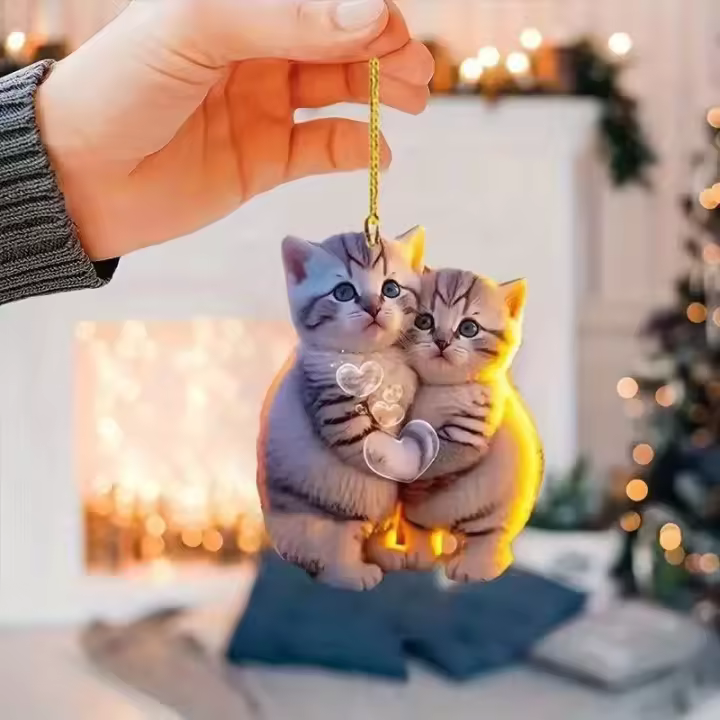 Mochila Creativa Con Colgante De Espejo Retrovisor Para Perro Accesorios De Decoración Para Coche Regalos Para Mujeres Y Hombres - 1