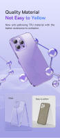 Funda Transparente Baseus Para iPhone 15 14 pro Max TPU Suave Fina Cubierta Protectora Para iPhone 13 12 11 pro Max Resistente a Arañazos Y Huellas - details 4