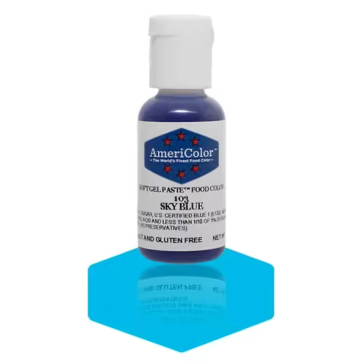 Colorante En Gel Azul Cielo (21 G) - Americolor - 1