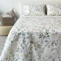 Juego de Sábanas Alo Home 100% Algodón Estampado Floral Primavera – Para Cama de 90 /135-/150 cm - Muy decorativo y funcional - details 0