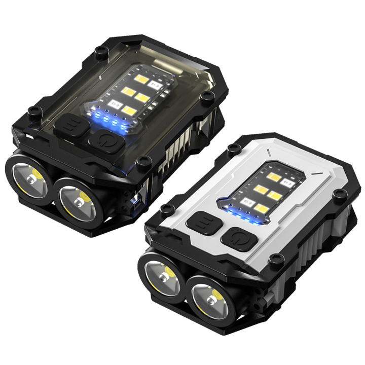 Linterna COB Multifuncional Super Brillante Y Potente Con Clip Portátil Torcha LED De Emergencia Recargable Material ABS