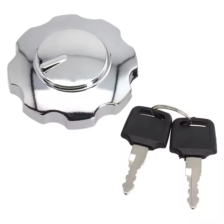 Tapa De Tanque De Combustible De Motocicleta Universal De Aluminio Bloqueable Para ATV Y Coches Cubierta De Aceite Accesorios De Automóvil - 1