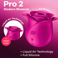 SATISFYER - AIR PULSE PRO 2 MODERN BLOSSOM VIBRADOR - EL SATISFYER MAS BONITO CON FORMA DE FLOR - details 2
