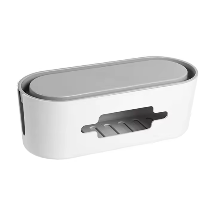Caja De Almacenamiento Para Cable De Electrónica Organizador De Enlaces Anti-Polvo Para Gestión De Cargadores - 1