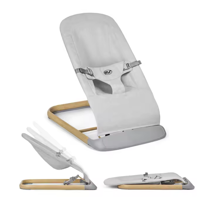 Hamaca Ms Swing, Hamaca ergonómica para recién nacidos desde el nacimiento hasta los 9 Kg, Hamaca con vaivén Natural - Plegable Y Portatil 2 En 1 - - 1