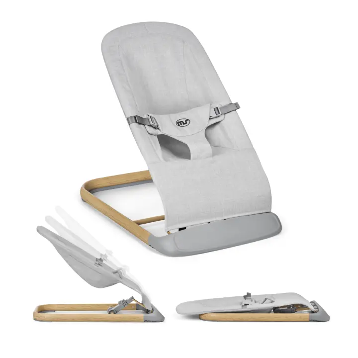 Hamaca Ms Swing, Hamaca ergonómica para recién nacidos desde el nacimiento hasta los 9 Kg, Hamaca con vaivén Natural - Plegable Y Portatil 2 En 1 - - 1
