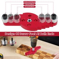 Juego De Guía De Perforación Vertical Para Carpintería Toorise Self Centering Dowel Drill Guide Pin Fixture De 4.1 a 10 Cm - details 3