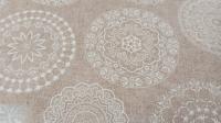 Texna Tela Loneta Estampada por metros Modelo Mandala Beige o Gris ancho 280 cmts - details 1
