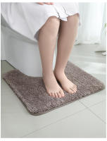 Alfombra De Baño Pequeña Antideslizante Absorbente U-Corpórea Sólida Para Piso Y Toilette Alfombra De Uso Doméstico - details 3