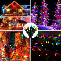 Luces De Cadena Solar Para Exterior Impermeables Luces De Hadas LED Con 8 Modos Para Decoraciones De Jardín Patio Bodas - details 6