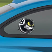 Pegatina De Coche Estilo Billar No. 8 Dibujos Animados Decorativa Impermeable Para Cubrir Rasguños Adhesivo Para Ventanas Y Cuerpo Del Vehículo - details 1