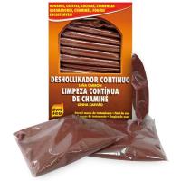 Deshollinador para limpieza y mantenimiento continuo de estufas y chimeneas en caja de 14 unidades, antihollín pellet y leña - details 0