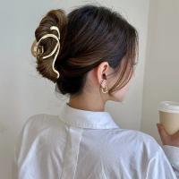 Pinza Para El Pelo Geométrica De Metal Moda Coreana Para Mujeres Y Niñas Accesorios De Pelo Clips Para Cola De Caballo Barrettes Cruzados - details 23