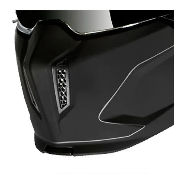 Streetfighter Sv Solid Chin Bar Negro Mt Helmets - 1