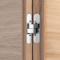 Bisagra oculta para puertas, Juego de 2 bisagras invisibles para puertas pesadas, capacidad de carga 40 kg, apertura 180º - details 2