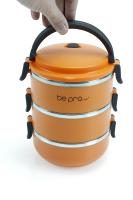Fiambrera 3 Alturas Acero Inoxidable Beprohome - Organización en 3 Alturas | Tapa Hermética - details 3