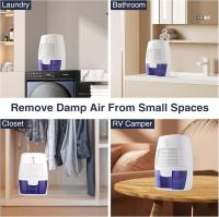 Deshumidificador, pequeño Deshumidificador doméstico portátil, mini Deshumidificador silencioso y de ahorro de energía equipado con función de cierre automático, Deshumidificador adecuado para dormitorios, baños, cocinas, oficinas - details 3