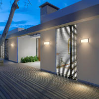 Lámpara De Pared Exterior Moderna LED Impermeable IP65 Para Balcones Jardines C�fes Luz De Porche 110v 220v Instalación Por Montaje Incluye Bombillas - details 3