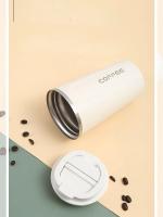 Taza Térmica De Acero Inoxidable 380/510ml Para Viaje Y Oficina Termo Antigoteo Con Capacidad Grande Y Estilo De Negocios - details 3