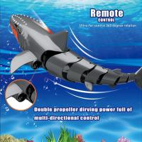 Tiburón teledirigido de juguete, Barco de RC de 2.4GHz, simulación de tiburón de Control Remoto,Juguete de tiburón acuático,Juguete de Piscina Regalo para 6+ Años Niño Niña - details 1