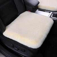 Cojín De Asiento De Coche Invierno De Peluche Corto Individual Sin Espalda Tres Piezas Calor Y Grueso De Peluche De Conejo - details 8