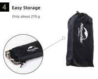 Silla De Camping Naturehike Ligera De Aluminio Para Pesca Y Senderismo Silla Plegable Collapsible NH17Z012-L De Marca Naturehike - details 11