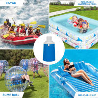 Mini Bomba De Aire Para Inflables Con 2 Boquillas - Inflado Y Desinflado Rápido En 30s Para Flotadores Piscina Cama Inflable Balón De Playa Y Bolsa De Almacenamiento Vacío - details 1