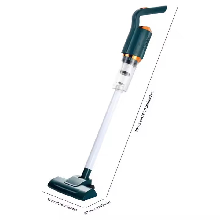Robot De Limpieza Portátil 2 En 1 Manivela Recargable USB 2000mAh Con Fuerte Succión Para Vehículos Y Hogares 8500pa 700ml - 1